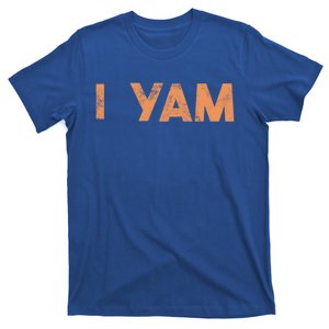 I Yam Cute Gift Shes My Sweet Potato Matching Couple Halloween Funny Gift T-Shirt