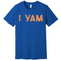 I Yam Cute Gift Shes My Sweet Potato Matching Couple Halloween Funny Gift Premium T-Shirt