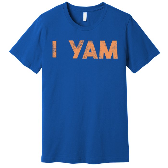 I Yam Cute Gift Shes My Sweet Potato Matching Couple Halloween Funny Gift Premium T-Shirt