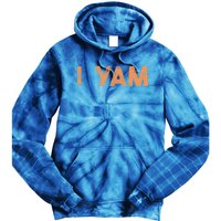 I Yam Cute Gift Shes My Sweet Potato Matching Couple Halloween Funny Gift Tie Dye Hoodie