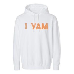 I Yam Cute Gift Shes My Sweet Potato Matching Couple Halloween Funny Gift Garment-Dyed Fleece Hoodie