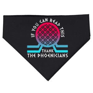 If You Can Read This Thank Phoenicians Reading USA-Made Doggie Bandana