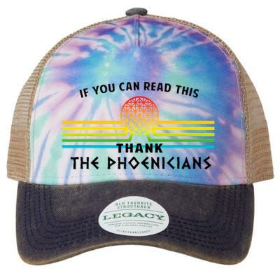 If You Can Read This Thank Phoenicians Reading Legacy Tie Dye Trucker Hat