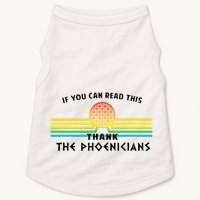 If You Can Read This Thank Phoenicians Reading Doggie Tank