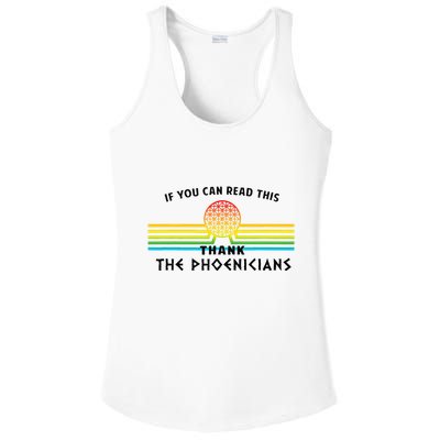 If You Can Read This Thank Phoenicians Reading Ladies PosiCharge Competitor Racerback Tank