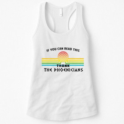 If You Can Read This Thank Phoenicians Reading Womens Tank Top