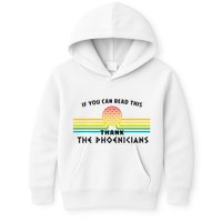 If You Can Read This Thank Phoenicians Reading Kids Hoodie
