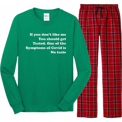 If You Don't Like Me You Should Get Tested Covid Long Sleeve Pajama Set