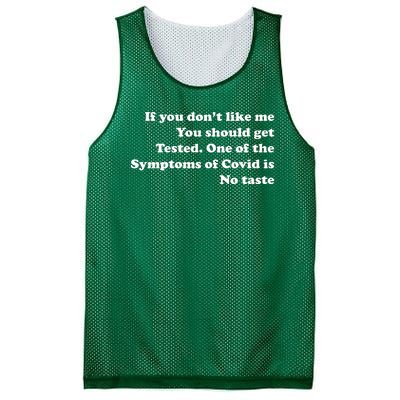 If You Don't Like Me You Should Get Tested Covid Mesh Reversible Basketball Jersey Tank