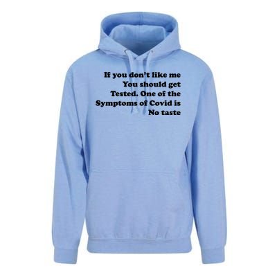 If You Don't Like Me You Should Get Tested Covid Unisex Surf Hoodie