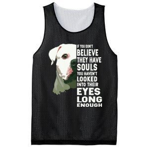 If You Dont Believe They Have Souls American Bulldog Lover Mesh Reversible Basketball Jersey Tank