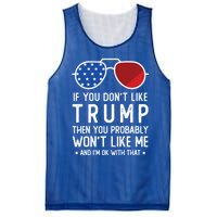 If You DonT Like Trump Funny Donald Trump 2024 Election Gift Mesh Reversible Basketball Jersey Tank