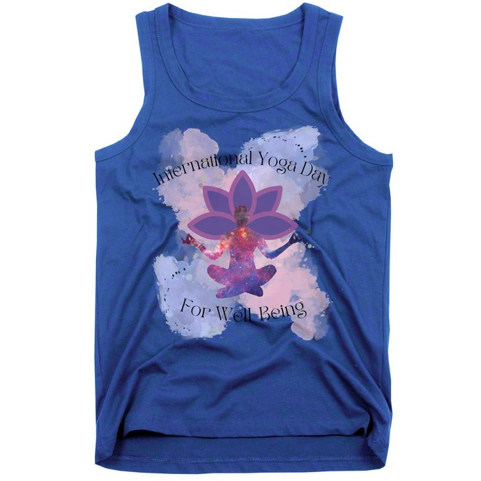 International Yoga Day For Wellbeing Gift Tank Top