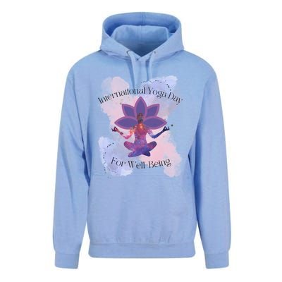 International Yoga Day For Wellbeing Gift Unisex Surf Hoodie