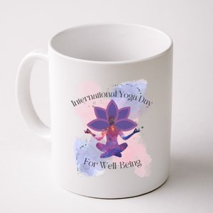 International Yoga Day For Wellbeing Gift Coffee Mug