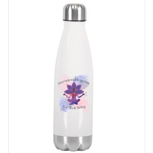 International Yoga Day For Wellbeing Gift Stainless Steel Insulated Water Bottle