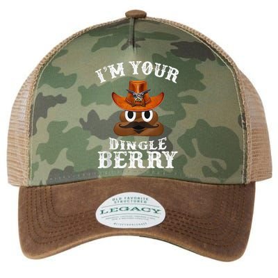 Im Your Dingleberry Western Cowboy Poo Turd Funny Legacy Tie Dye Trucker Hat