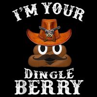 Im Your Dingleberry Western Cowboy Poo Turd Funny Cooling Performance Crew T-Shirt