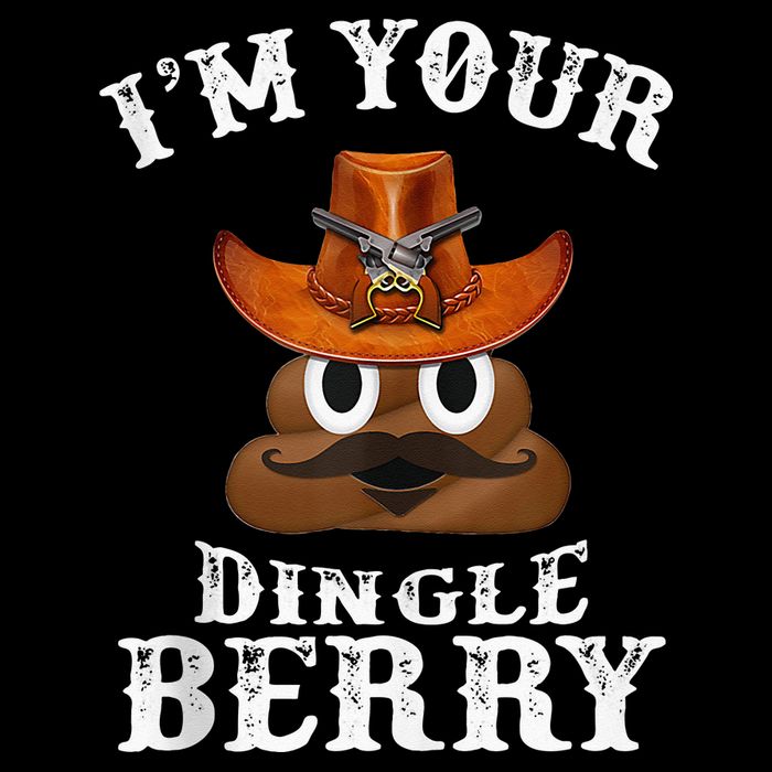 Im Your Dingleberry Western Cowboy Poo Turd Funny Cooling Performance Crew T-Shirt