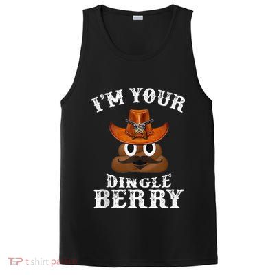 Im Your Dingleberry Western Cowboy Poo Turd Funny PosiCharge Competitor Tank