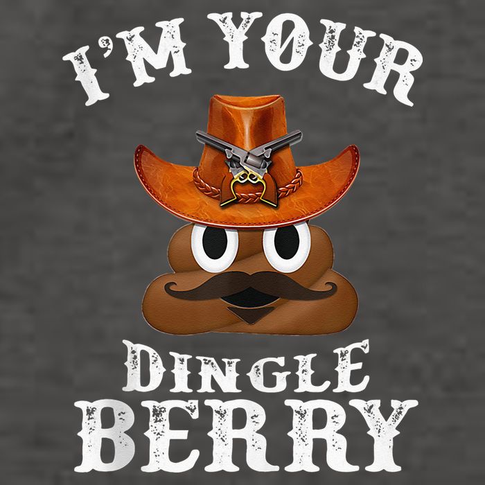 Im Your Dingleberry Western Cowboy Poo Turd Funny Vector Backpack