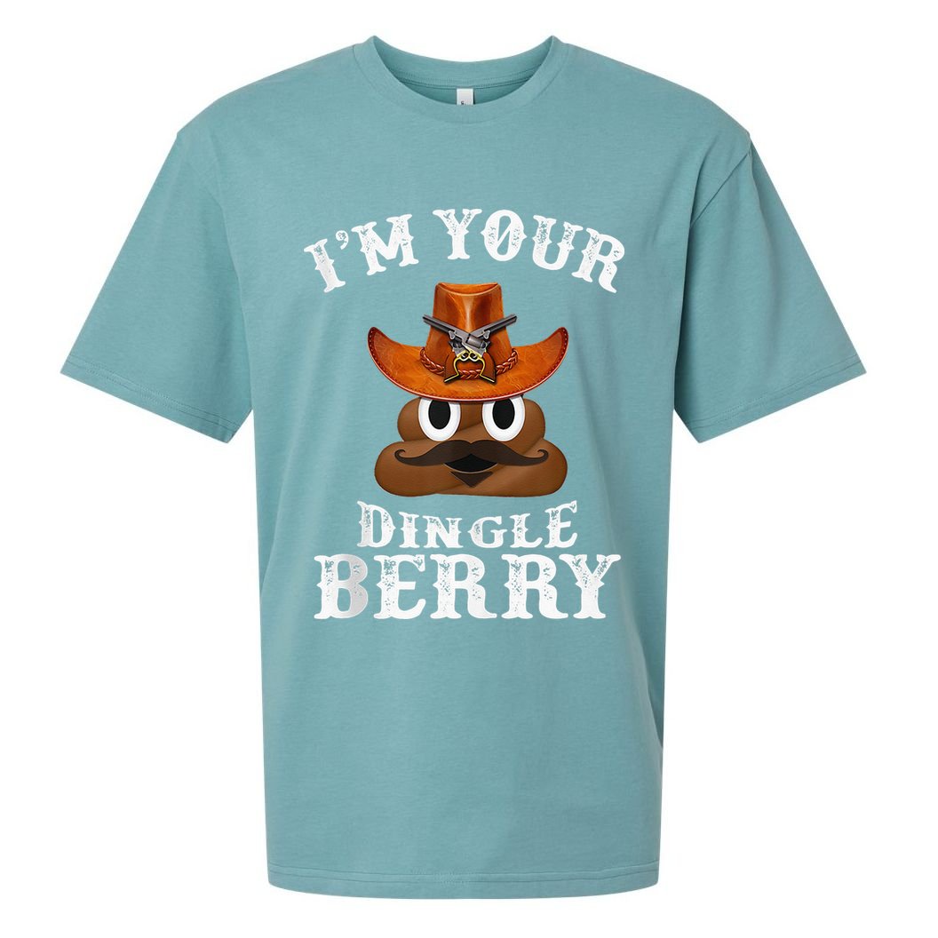 Im Your Dingleberry Western Cowboy Poo Turd Funny Sueded Cloud Jersey T-Shirt
