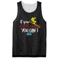 If You DonT Crash You CanT Ski Skiing Season Mesh Reversible Basketball Jersey Tank