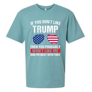 If You DonT Like Trump Then You Probably President Gift Sueded Cloud Jersey T-Shirt