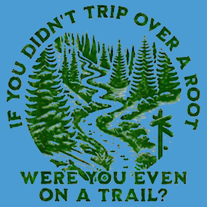 If You DidnT Trip Over A Root Were You Even On Trail Tie Dye Hoodie