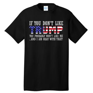 If You DonT Like Trump Then You WonT Like Me Tall T-Shirt