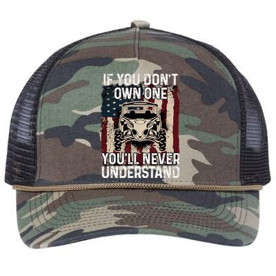 If You DonT Own One Utv Sxs 4 Wheelers Retro Rope Trucker Hat Cap