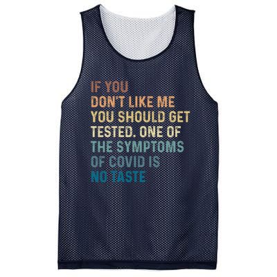 If You Don’t Like Me You Should Get Tested Mesh Reversible Basketball Jersey Tank