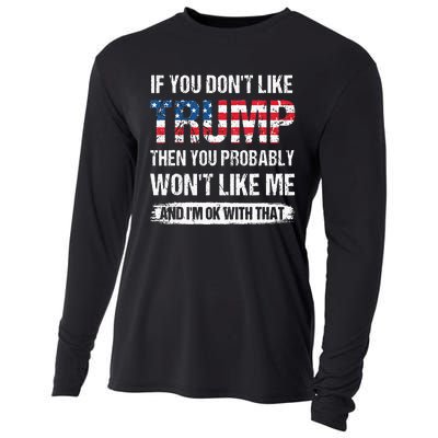 If You Dont Like Trump Then You Probably Wont Like Me Cooling Performance Long Sleeve Crew