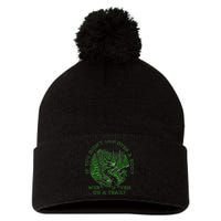 If You DidnT Trip Over A Root Were You Even On Trail Pom Pom 12in Knit Beanie