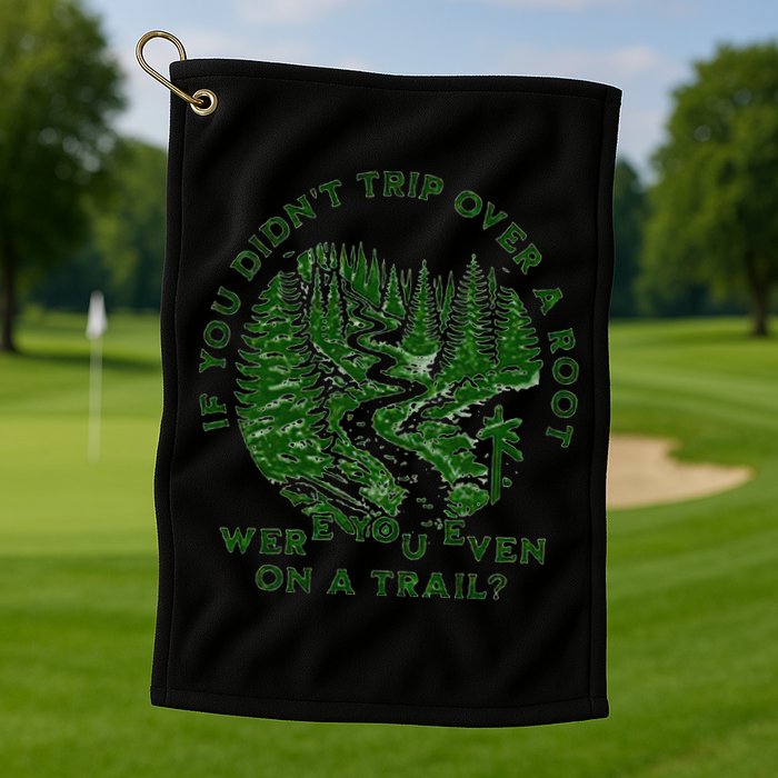 If You DidnT Trip Over A Root Were You Even On Trail Golf Towel