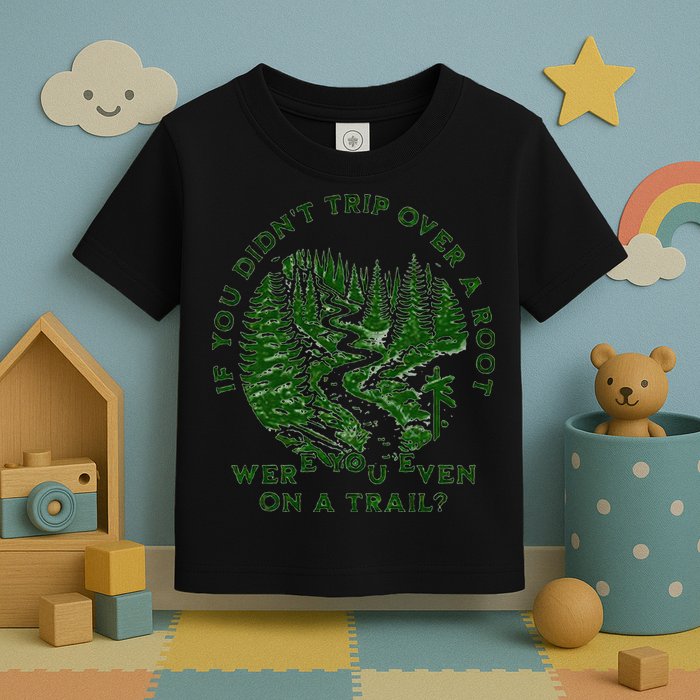 If You DidnT Trip Over A Root Were You Even On Trail Toddler T-Shirt