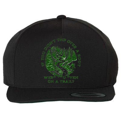 If You DidnT Trip Over A Root Were You Even On Trail Wool Snapback Cap