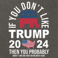 If You Dont Like Trump Then You Probably Wont Like Me Funny Political Cotton Canvas Backpack