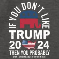 If You Dont Like Trump Then You Probably Wont Like Me Funny Political Vector Backpack