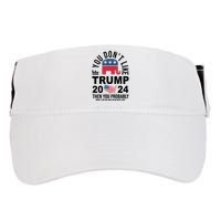 If You Dont Like Trump Then You Probably Wont Like Me Funny Political Adult Drive Performance Visor