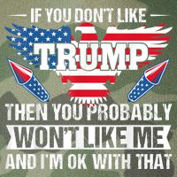 If You Don't Like Trump Then You Bably Won't Like Me Legacy Tie Dye Trucker Hat