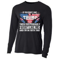 If You Don't Like Trump Then You Bably Won't Like Me Cooling Performance Long Sleeve Crew