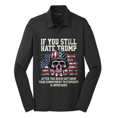 If You DonT Like Trump Then You Probably WonT Like Me Silk Touch Performance Long Sleeve Polo