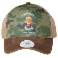 If You Don't Want A Sarcastic Answer Don't Ask A Stupid Legacy Tie Dye Trucker Hat