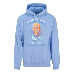 If You Don't Want A Sarcastic Answer Don't Ask A Stupid Unisex Surf Hoodie