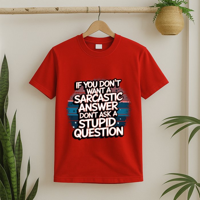 If You DonT Want A Sarcastic Answer Dont Ask Questions T-Shirt