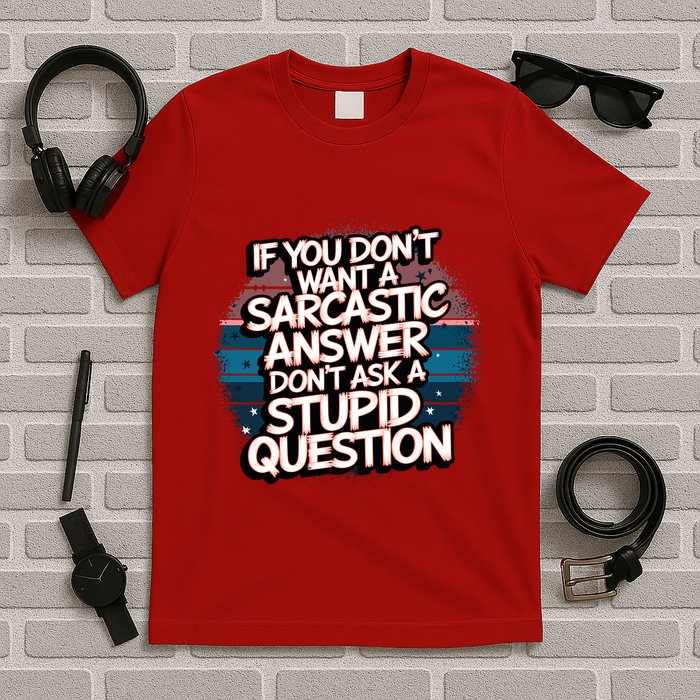 If You DonT Want A Sarcastic Answer Dont Ask Questions T-Shirt