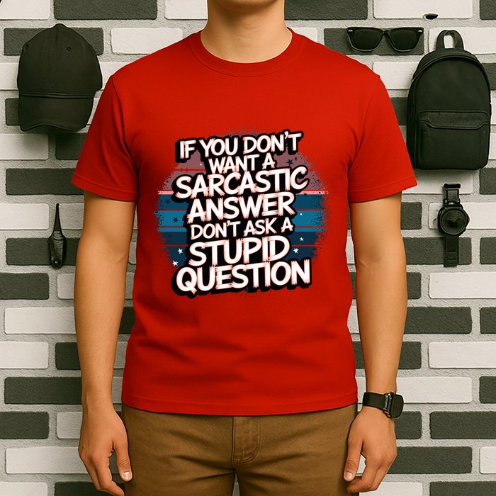 If You DonT Want A Sarcastic Answer Dont Ask Questions T-Shirt