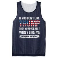 If You DonT Like Trump Then You Probably WonT Like Me Mesh Reversible Basketball Jersey Tank