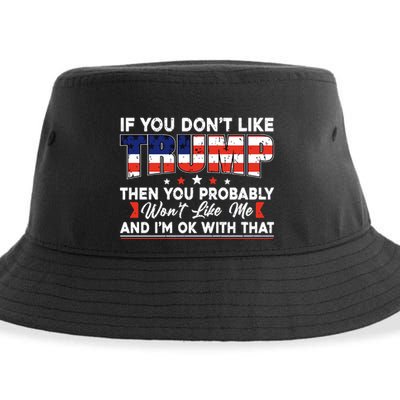 If You Dont Like Trump Then You Probably Sustainable Bucket Hat